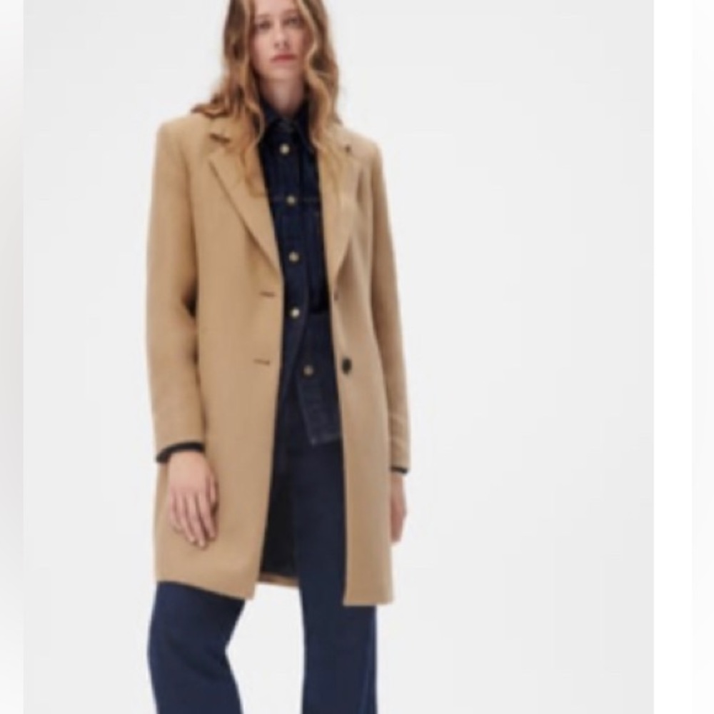 Zara Menswear style wool coat xs